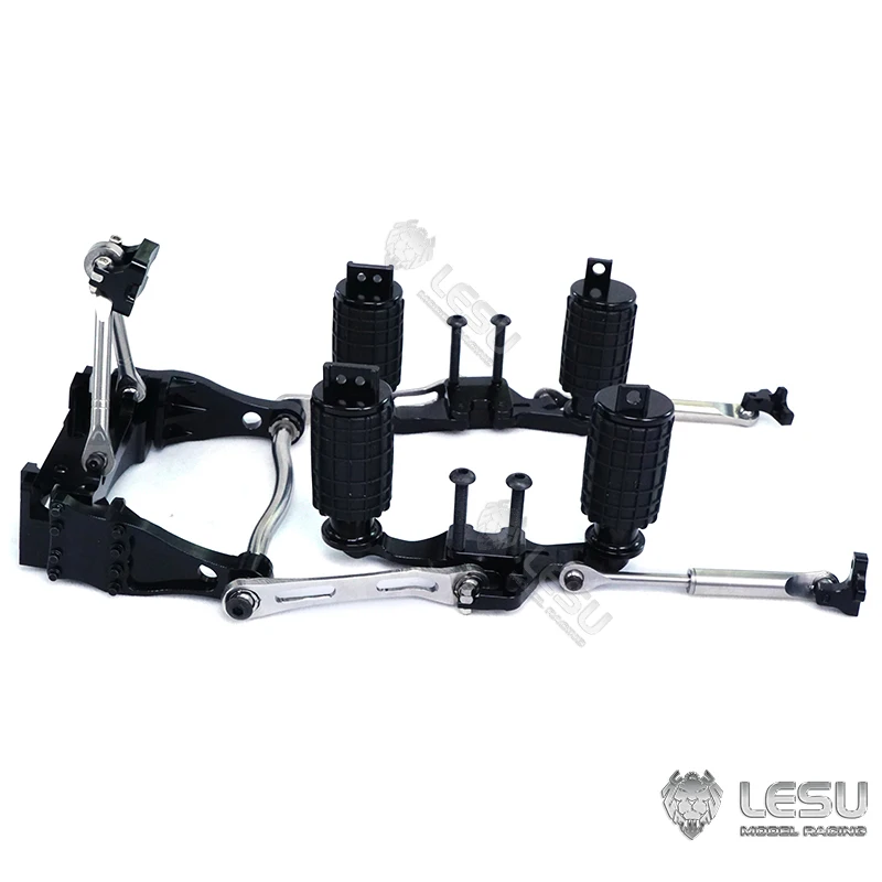 Lesu X-8023-A 1/14 simulação modelo de caminhão rc tamiya acessórios modificados ponte independente amortecedor airbag suspensão