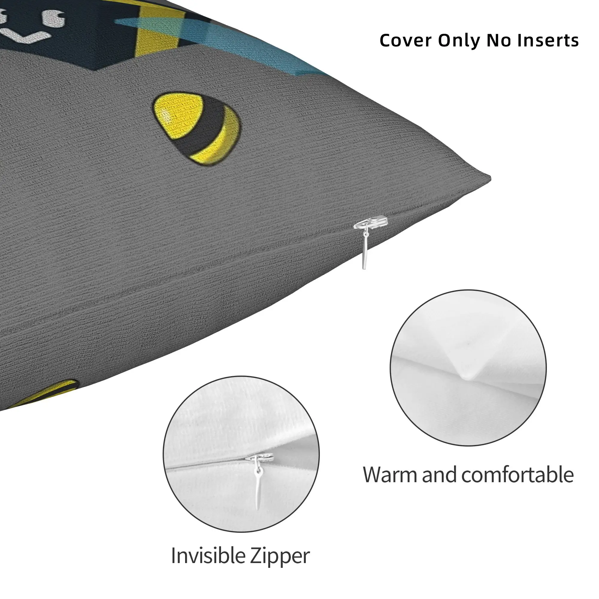 Bee Swarm Simulator Collection BSS Pillowcase Printing Fabric Cushion Cover Decorative Game Pillow Case Cover Chair Zippered