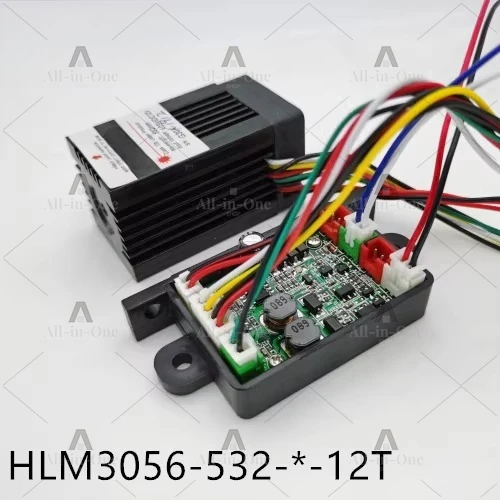 532Nm 100mw 150mw 12V semiconductor pumped green laser assembly, green light module, laser