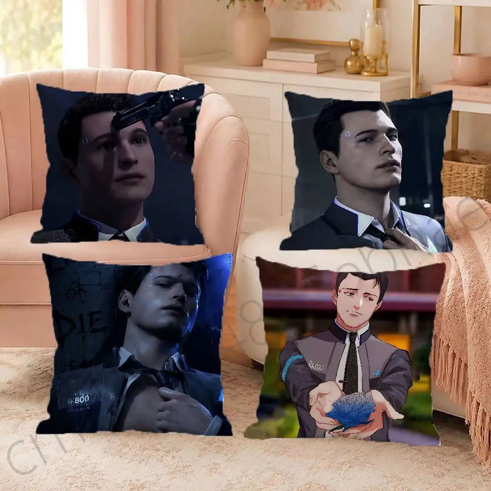 FOR Detroit Become Human Pillow Case Comfy Pillow Cover Cute Funny Pillowcases For Sofa Car Home Decor