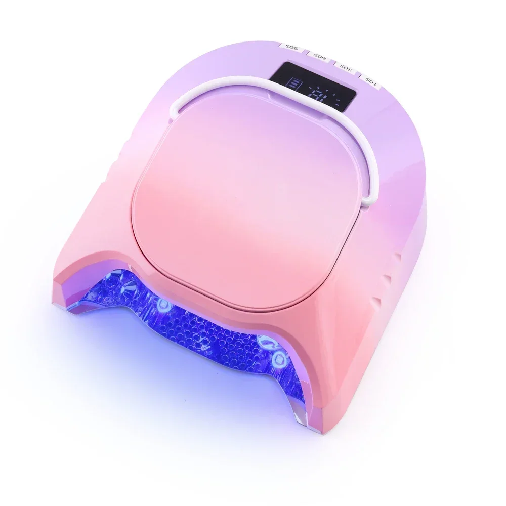 Nail Supplies 86W Led Light Metal Base UV Lamp for Manicure Pedicure Rechargeable Nail Dryer