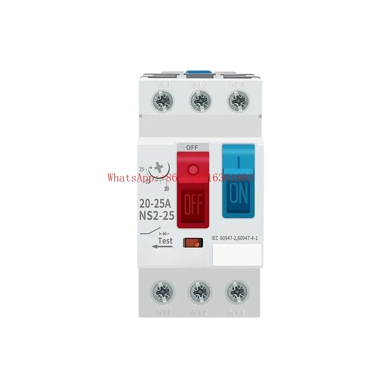 Store 1644 NS2-25 Motor Overload Short Circuit Protection Circuit Breaker Motor Starter NS2-25 0.1-0.16A NS2-25X