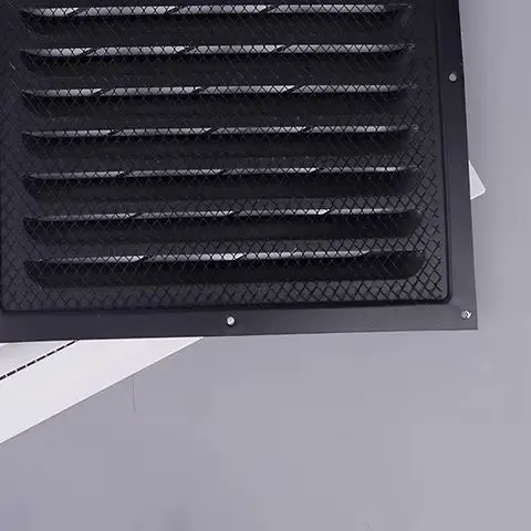 Metal Louver Air Vents Grille Ventilation Covers Grilles Duct Heating Cooling Vents Plate Insect Screen Cover Air Vents