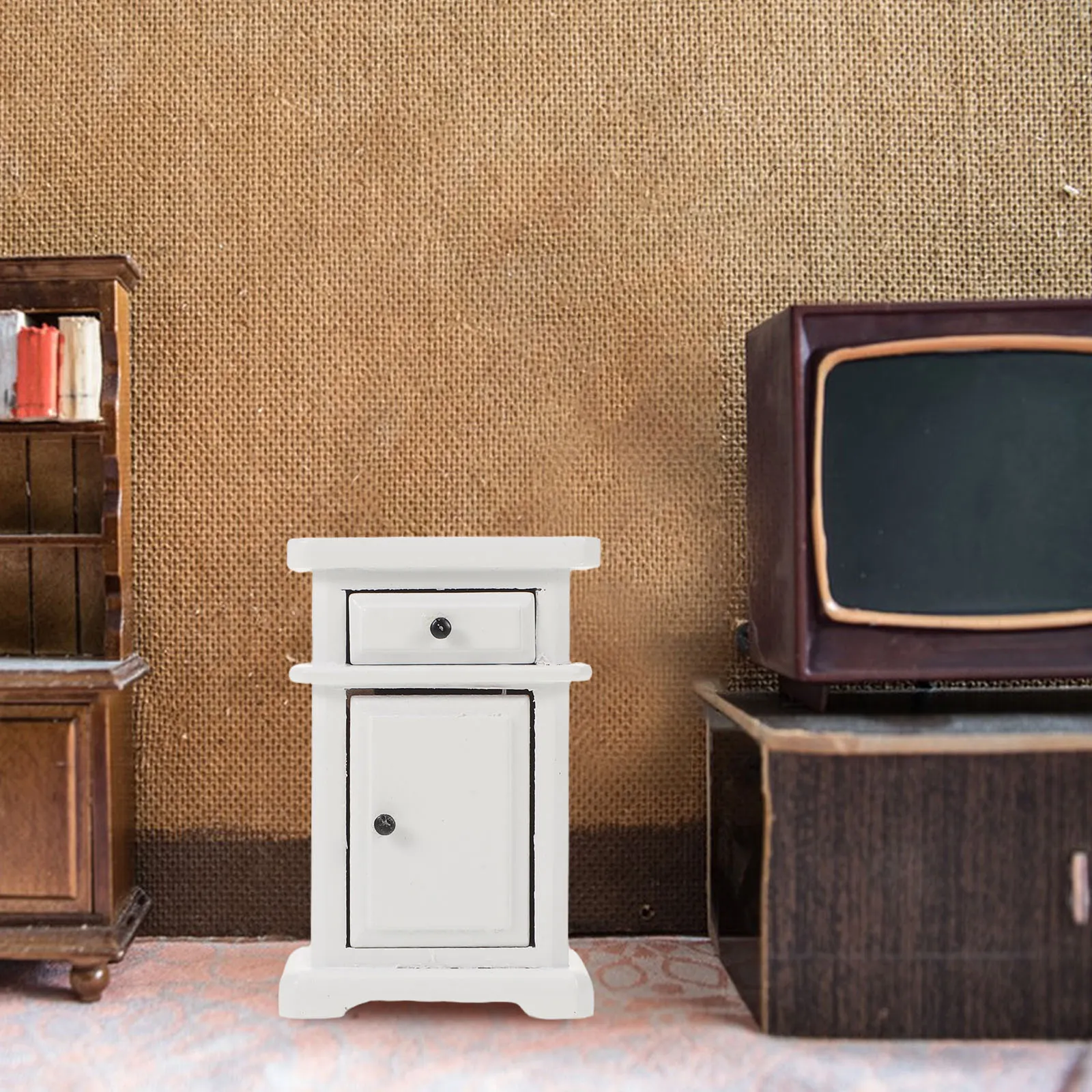 Miniatuurkast Model Huismeubilair Nachtkastjes Fantasiespel Speelgoed Poppenhuis Lade