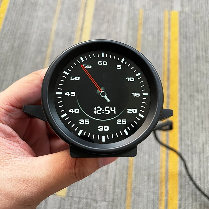 For Porsche Cayenne Panamera 970 Macan 95B Upgrade Kit Liquid Crystal Speedometer LCD Clock Stopwatch Car Modification