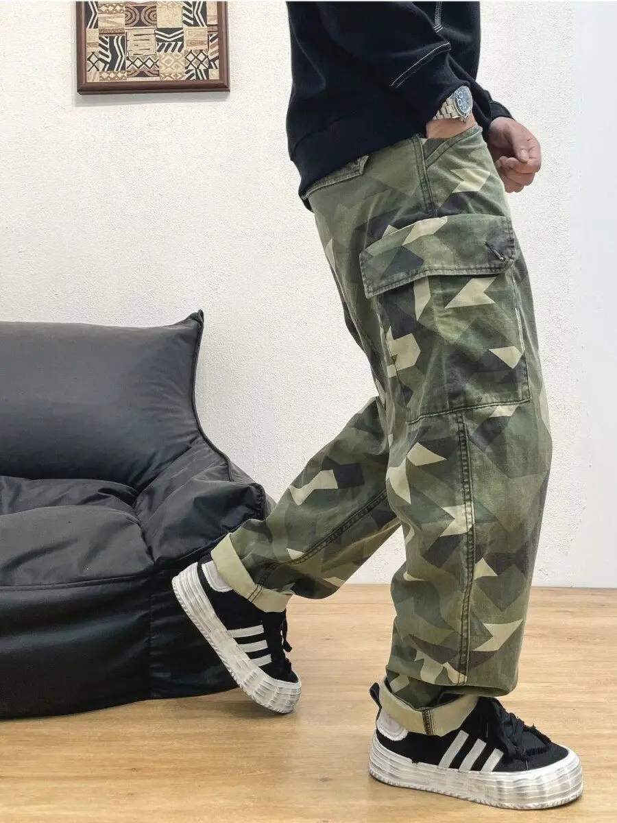 Loose Straight Leg Men's Jeans Comfortable Casual Fashionable Spring Autumn Cotton Polyester Blend Wear Resistant Iron Free