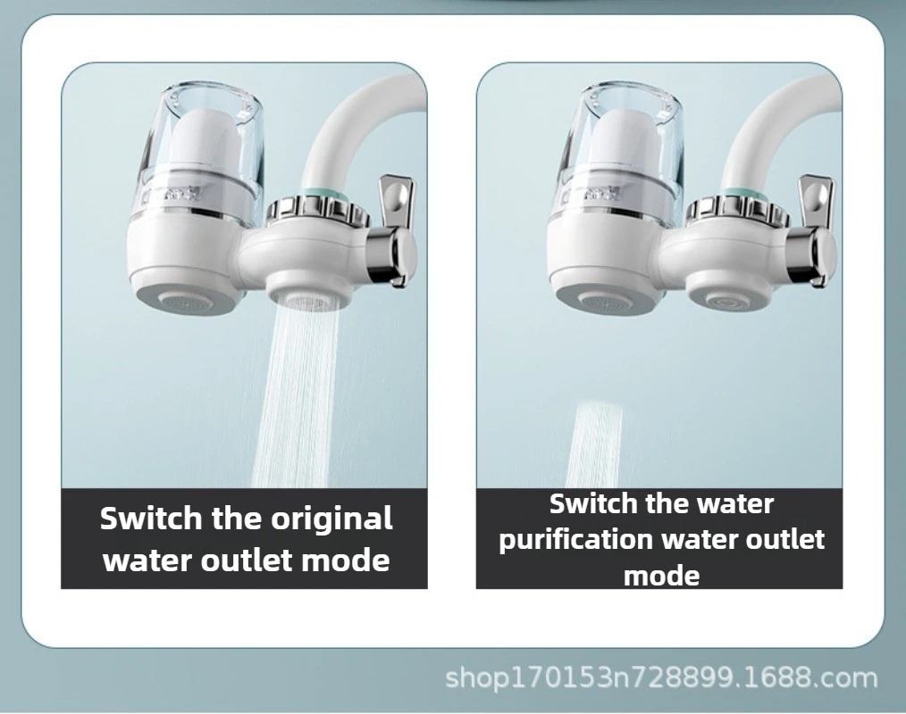 Filtro de torneira purificador de água doméstico direto potável cozinha universal filtro de água purificador frontal filtros de água abs