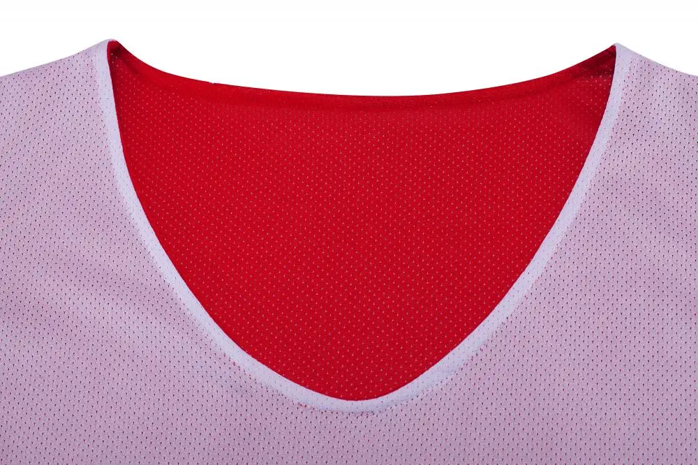 Double Sided Wearable Quick Dry Men Kids Basketball Jersey Uniforms Clothes Workout Double-deck Sleevess Sport Shirts