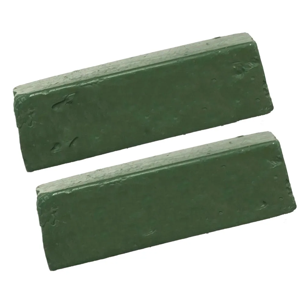 

2Pcs 160G Polishing Wax for Jewelry Metal Buffing Compound Paste Stainless Steel Aluminum Brass Razor Knives Chisels Jade