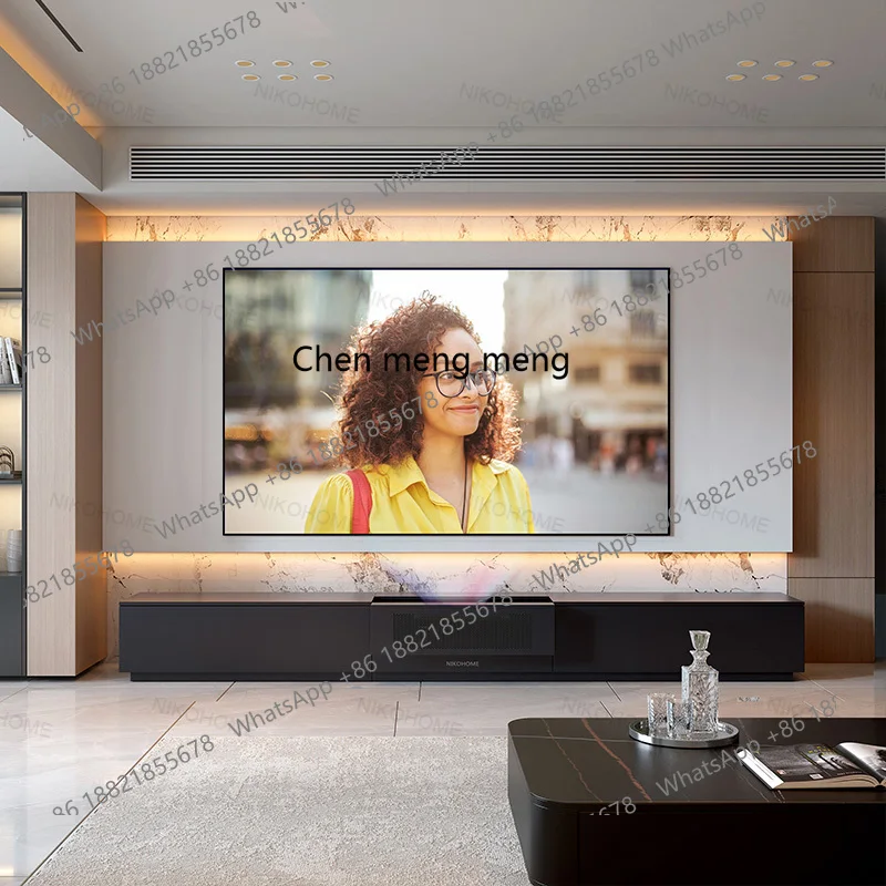 Fully Automatic Laser TV Cabinet Electric Retractable Integrated Hisense Starlight Projector