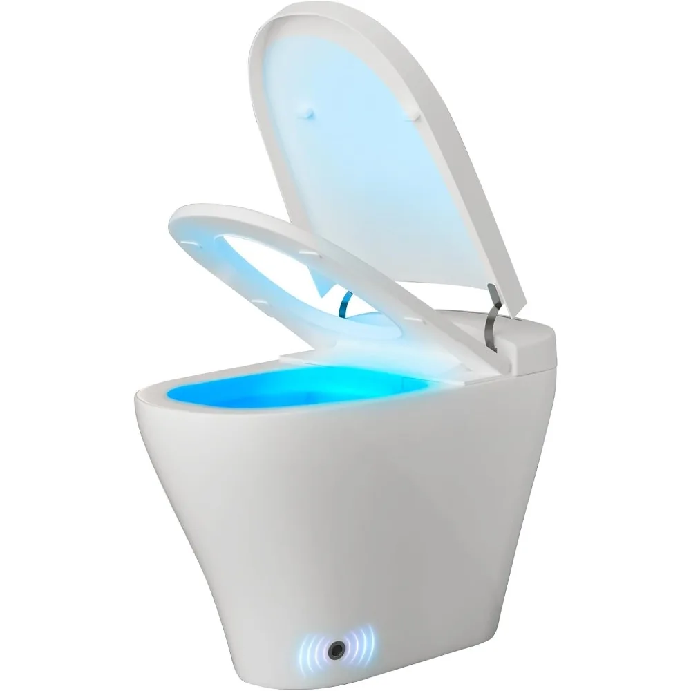 

Smart Toilet,with Bidet Built in, with Adjustable Heated Seat,Auto Flush, with Breathing Light、Remote Control,Smart Bidet Toilet