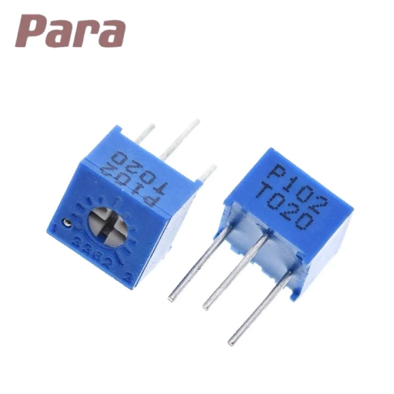 10PCS 3362P 1K 2K 5K 10K 20K 50K 100K Trimpo Trimmer Potentiometer 101 201 501 102 202 502 103 203 503 104 204 504 105 3362 500R