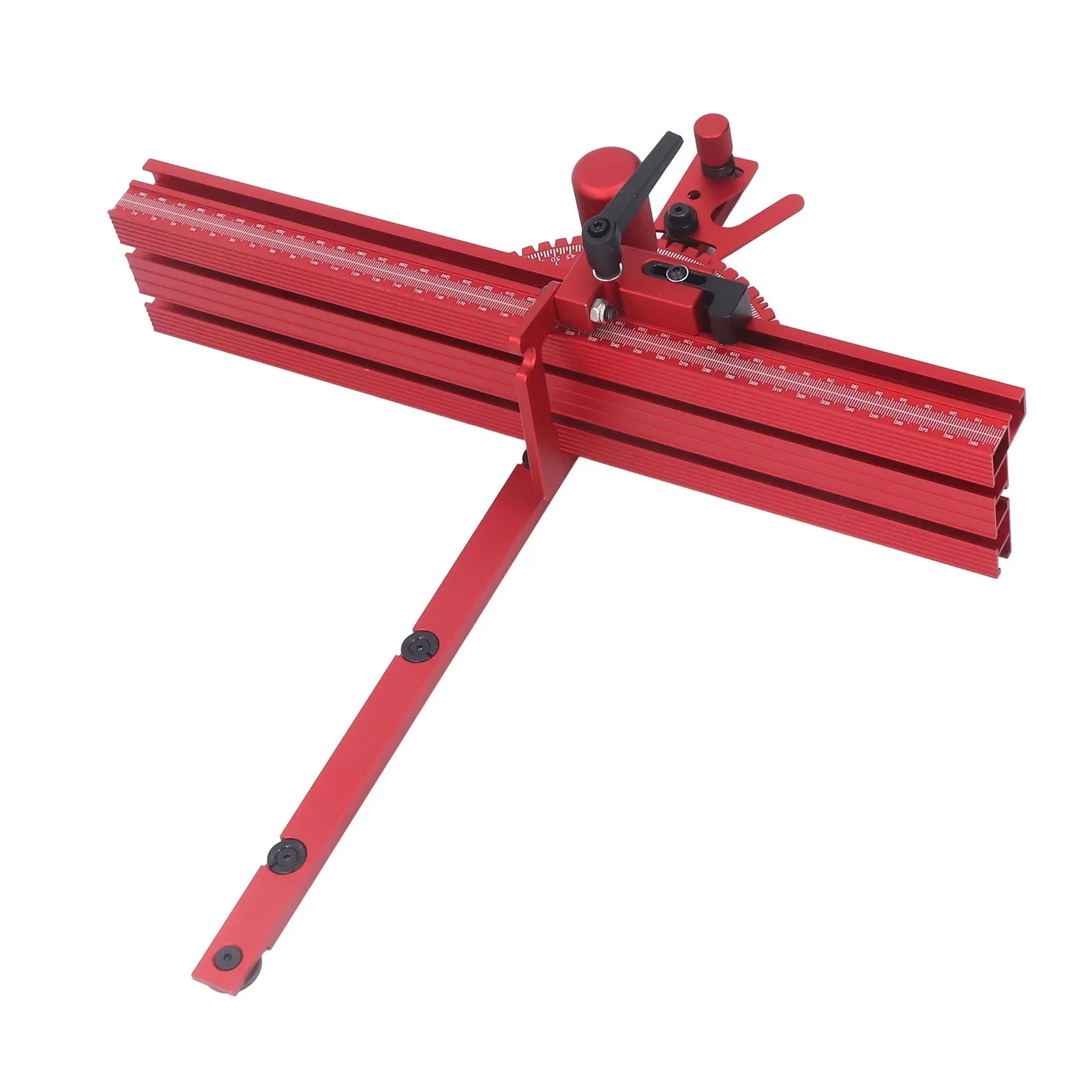 Table Saw Miter Gauge System Fence Accurate Engraving Machine Accessories with Limit Stop Miter Saw Accessories