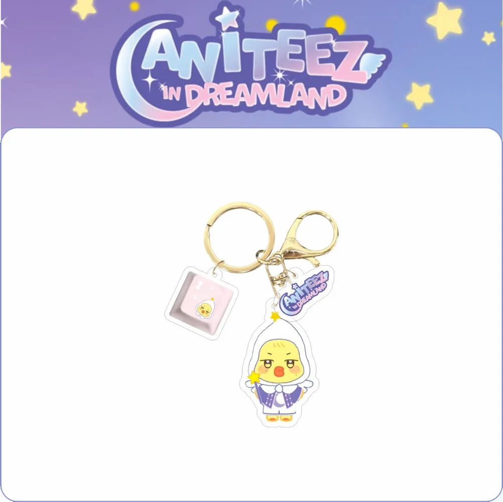 KPOP ANITEEZ IN DREAMLAND 2025 Merch المفاتيح للنساء الرجال Kawaii الاكريليك حلقة رئيسية حامل الهدايا حقيبة السيارة إكسسوارات جذابة