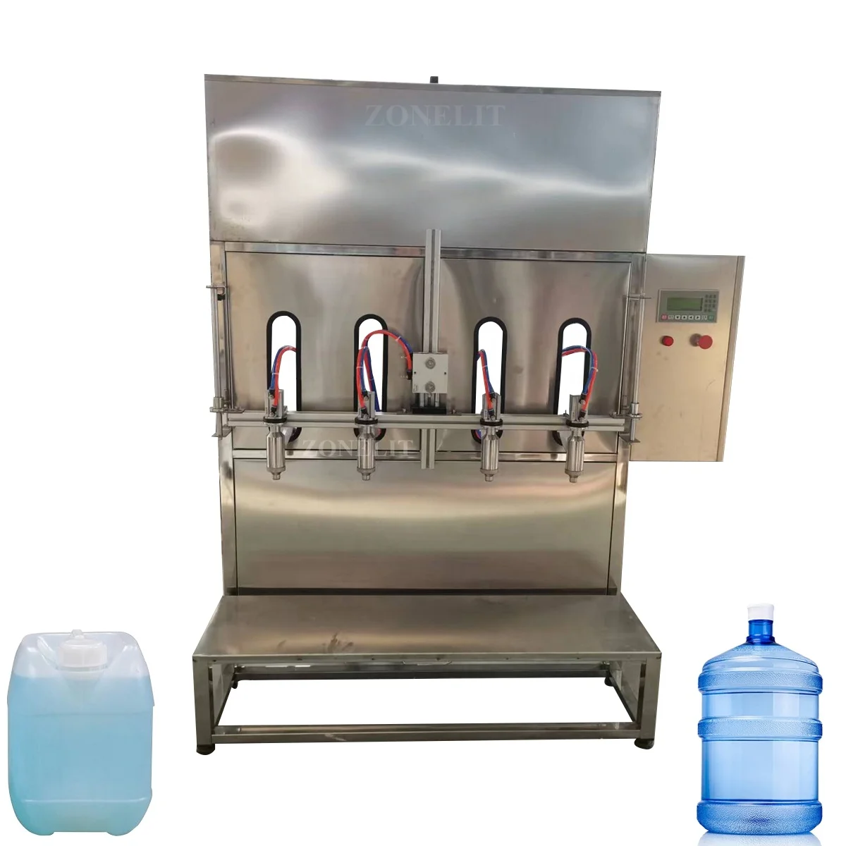 Semi Automatic 4 Head 19 Liter Water Bottle Filling Machine 5 Gallon Bottle Filling Machine
