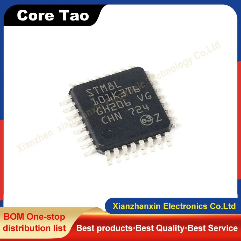 2~10PCS/LOT STM8L101K3T6 8L101 101K3T6 LQFP-32 IC chip micro controller MCU