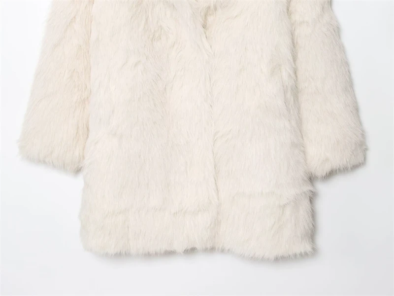 Guobioziy 2026 Autumn Winter Ladies Lapel Mid Long Outerwear Chic Glamour Celebrity Aesthetic Going Out Look Influencer Recommen