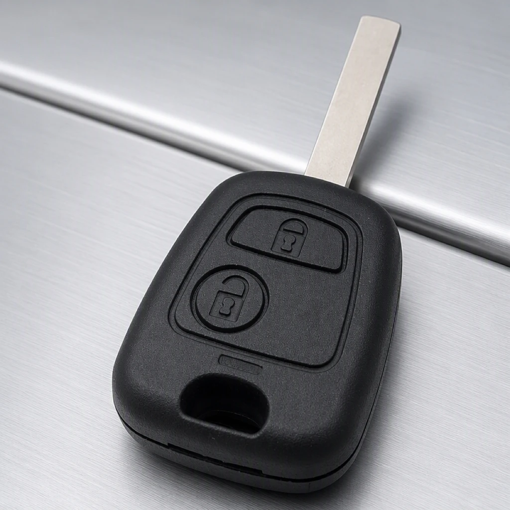 2 Buttons Remote Car Key For Peugeot Citroen C1 C2 C3 C4 Saxo Picasso ASK433Mhz ID46 Chip with VA2 HU83 NE72 SX9 NE78 Blade