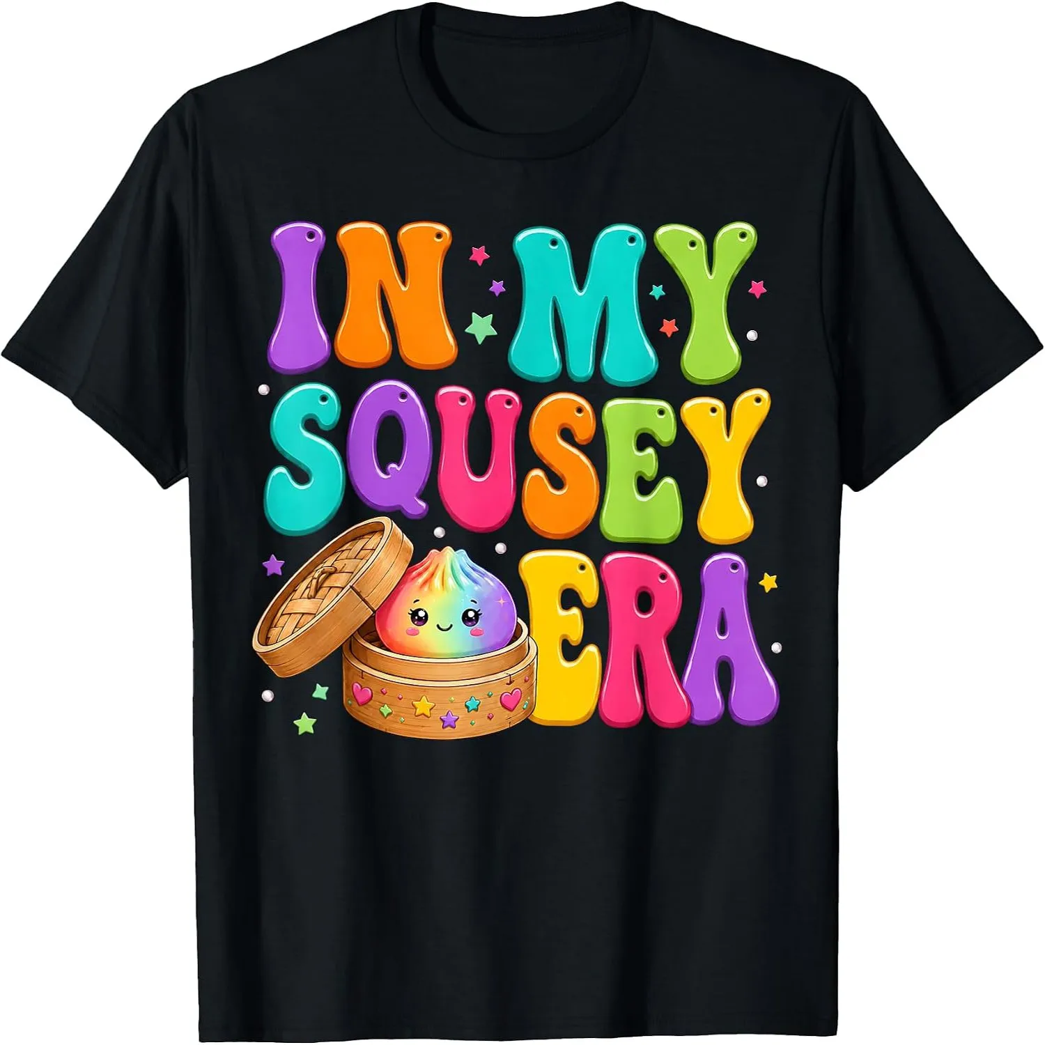 Cute Kawaii Dumpling in My Squishy Era Women Girls T-Shirt
