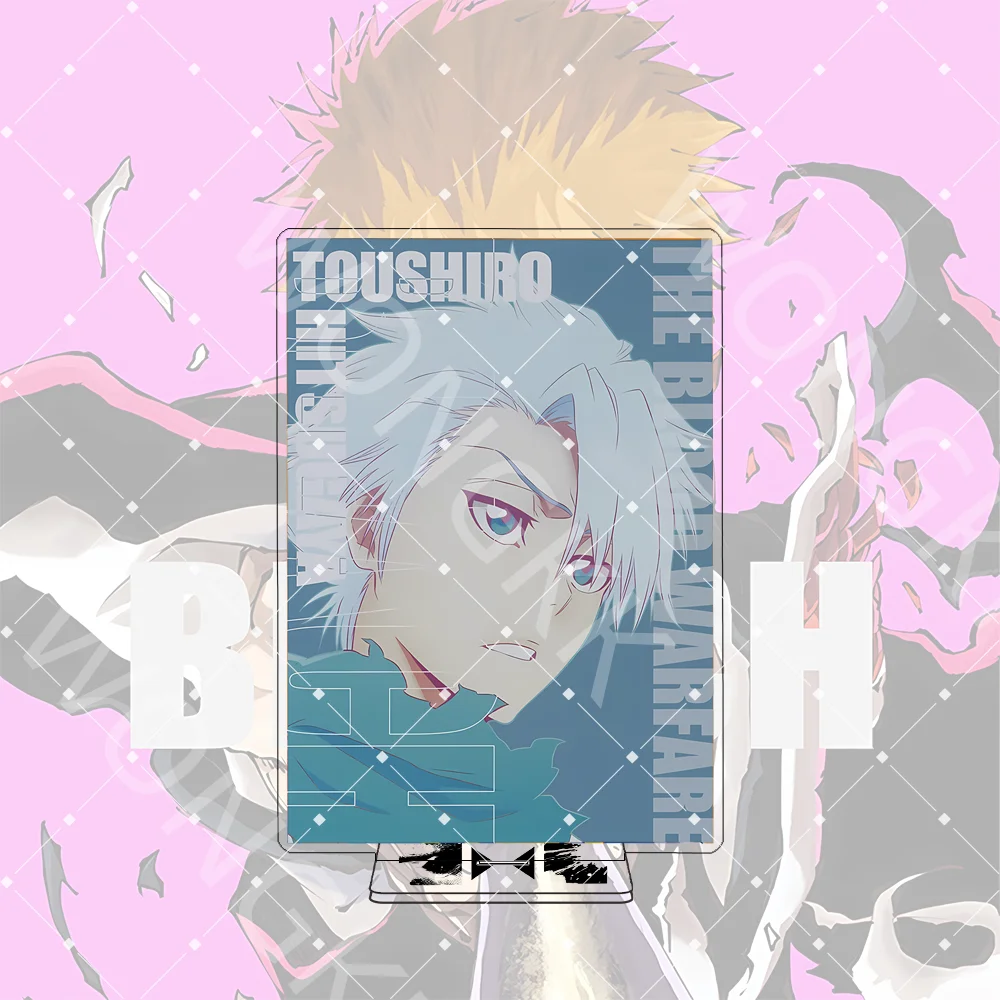 Anime BLEACH 15CM Acrylic Stand keychain Anime Stand Ichigo Kurosaki Rukia Kuchiki Anime Figure Desk Decor Party Gift Room view 5