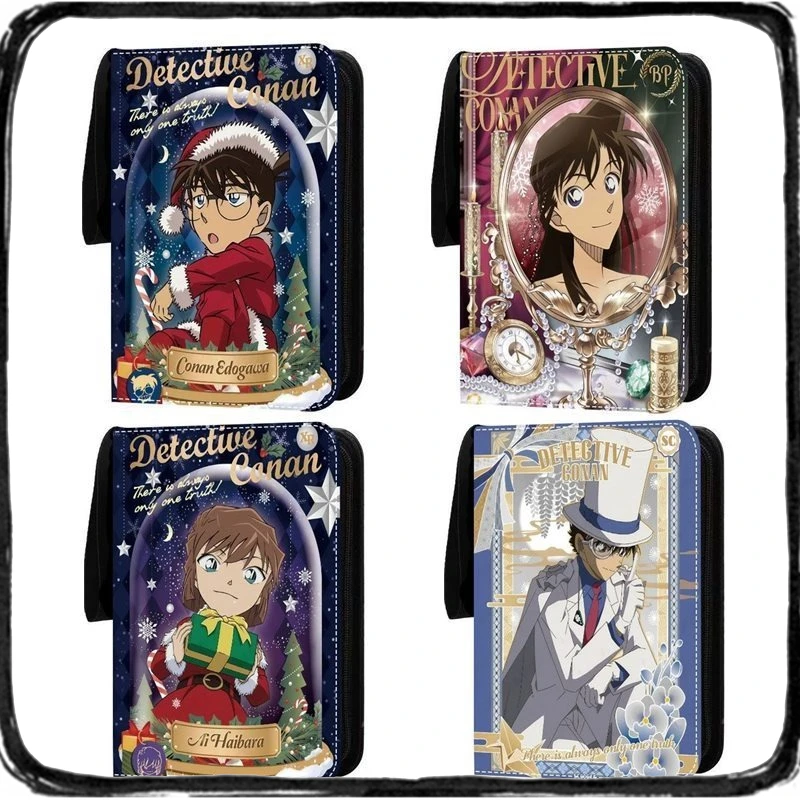 

Альбом для карточек «Детектив Конан» (новый, 400/900 карточек), папка-футляр на 4/9 карманов с застежкой-молнией, коллекционный, подарок на день рождения