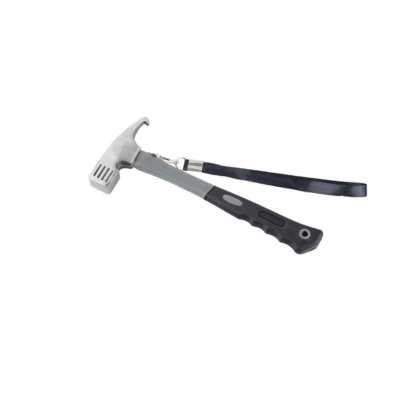 Camping Hammer Camp Multifunctional Ground Nail Hammer Nail Puller Iron Hammer Head Portable Lifesaving Outdoor Tools