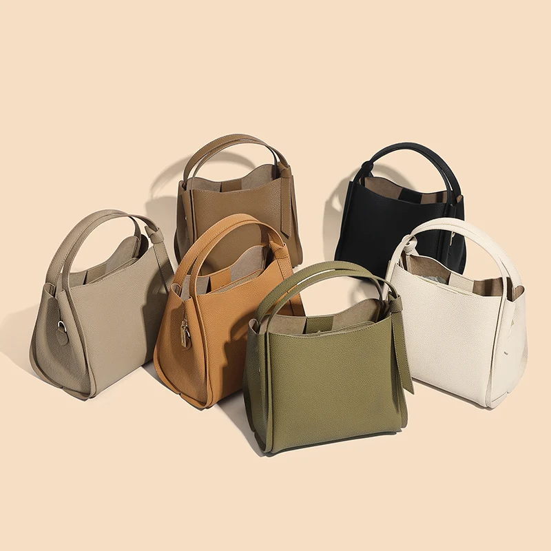 Bolso cruzado de cuero suave para mujer, bandolera clásica de cubo pequeño, gran oferta, verano, 2023