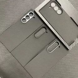Case for Samsung Z Fold 6 Carbon Fiber Phone Case Ultra-thin Cover for Samsung Z Fold 6 Aramid Fiber Material