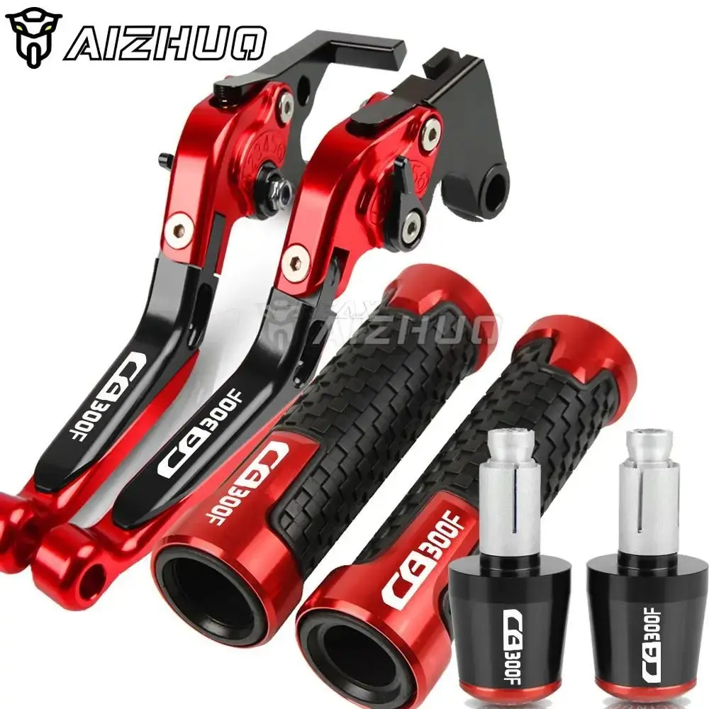 

CB 300F Handlebar Grips Hand Bar Ends CNC Brake Clutch Levers For HONDA CB300F 2015 2016 2017 2018 2019 2020 2021 2022 2023