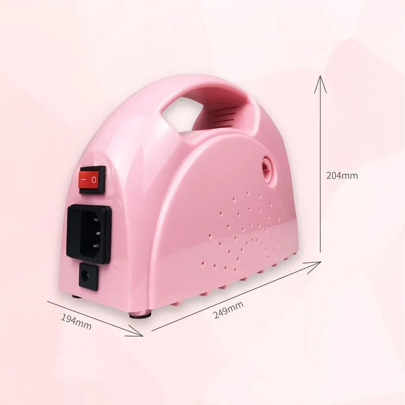 Trapano elettrico per unghie professionale per la cura delle unghie delle dita dei piedi 65W Macchina per manicure Kit per pedicure Trapano elettrico per lima per nail art