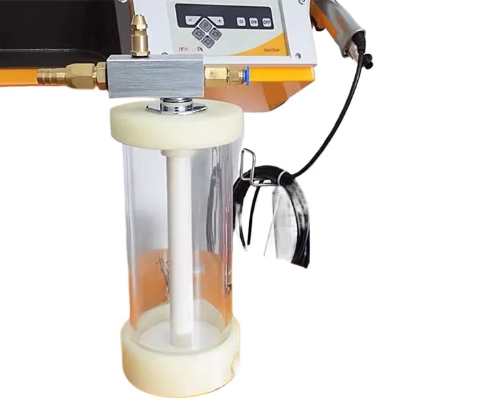 

Supply of experimental powder cups, powder drums with fluidized plates and powder pumps