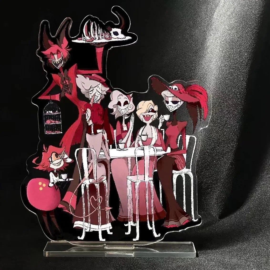 

New Acrylic Hell Inn Alasto Tea Party Desktop Cosplay Display Plaque