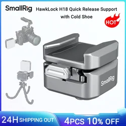 SmallRig HawkLock H18 Quick Release Support with Cold Shoe for LED Wideo Light, Microphone Camera Accessories -4500