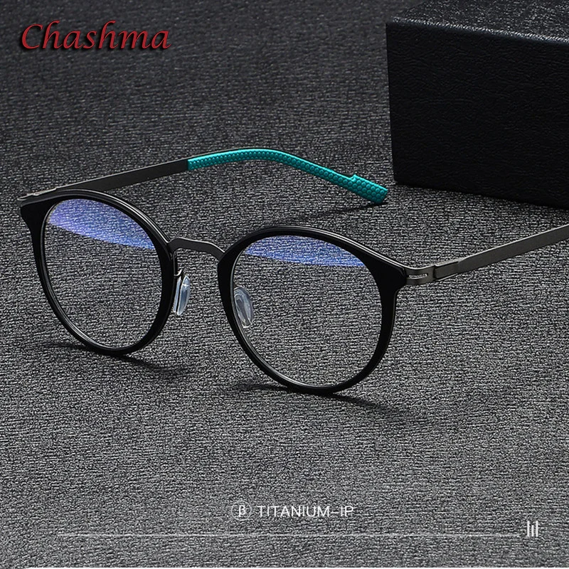 

Chashma очки по рецепту мужские ацетатные очки из чистого титана женские модные высококачественные линзы для близорукости очки оправа для очков