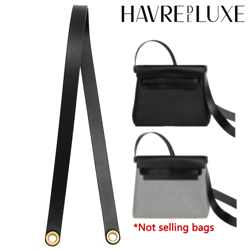 Genuine Leather Replacement Shoulder Strap for Herbag Zip Handbag Premium Imported Genuine Cowhide Short Replacement Strap