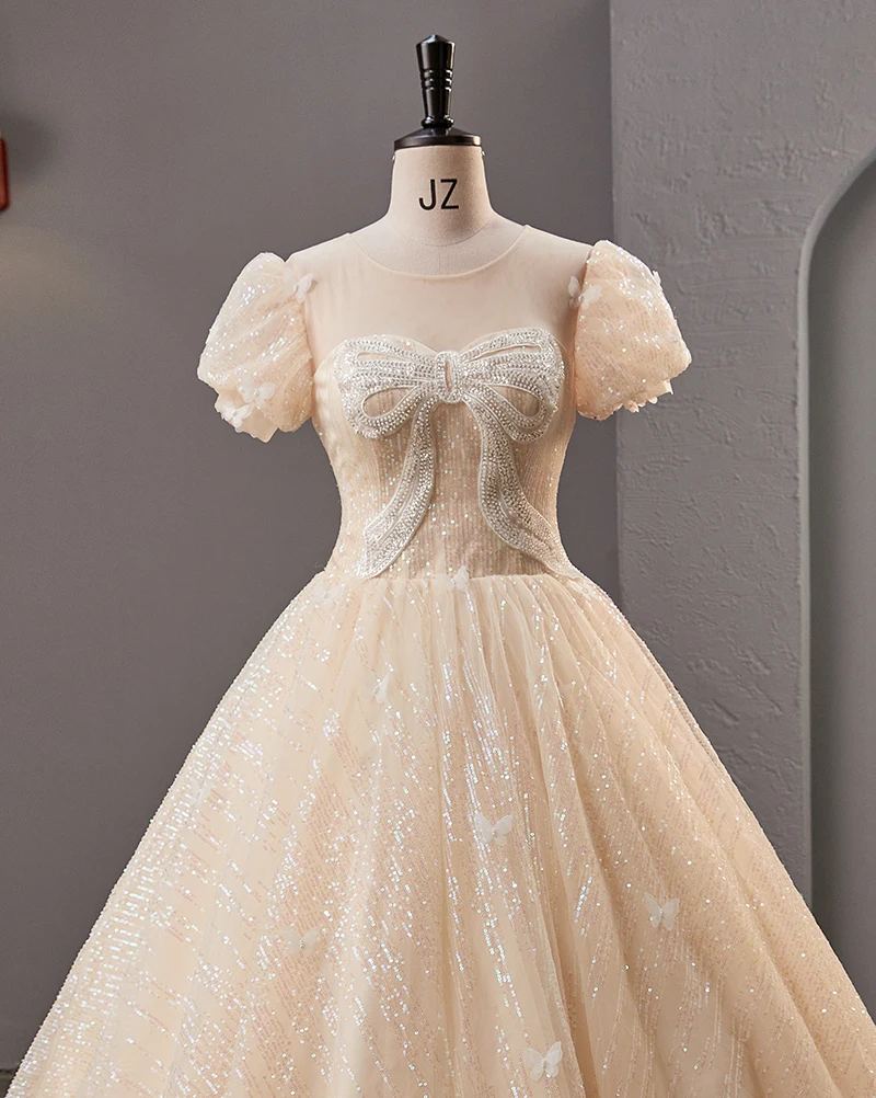 Luxury Party Dress Classic Quinceanera Dresses Shinny Sequin Ball Gown Elegant Prom Dress Plus Size Formal Dress For Girls