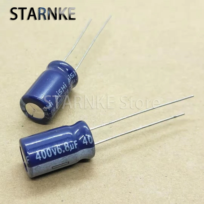 20PCS 400V 6.8UF DIP Aluminum Electrolytic Capacitor Volume 10*16MM CD11GA