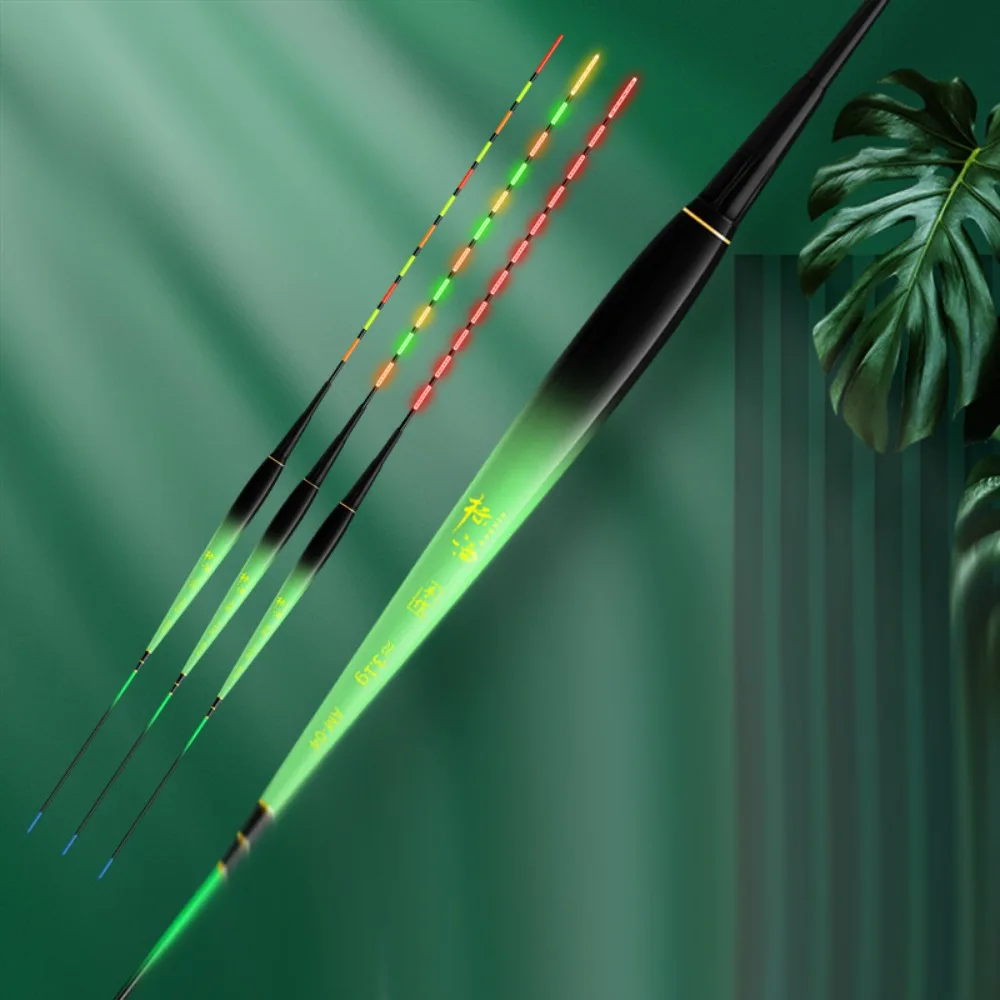 

1set Electronic Floats Buoy Electronic LED Gravity Sensing Float Turn Over Fast Night Fishing LED Short Float