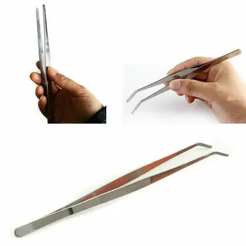 Stainless Steel Reptile Feeding Tongs 1