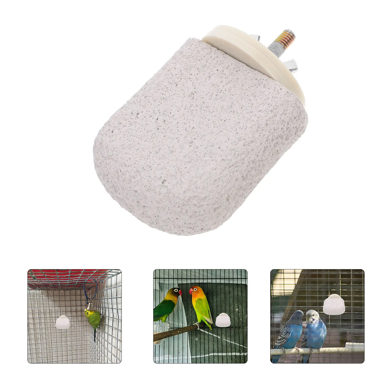 

Bird Perch for Parrot Cage Multi Functional Training Platform Wear Resistant Standing Rod for Cockatiel Play and Fitness