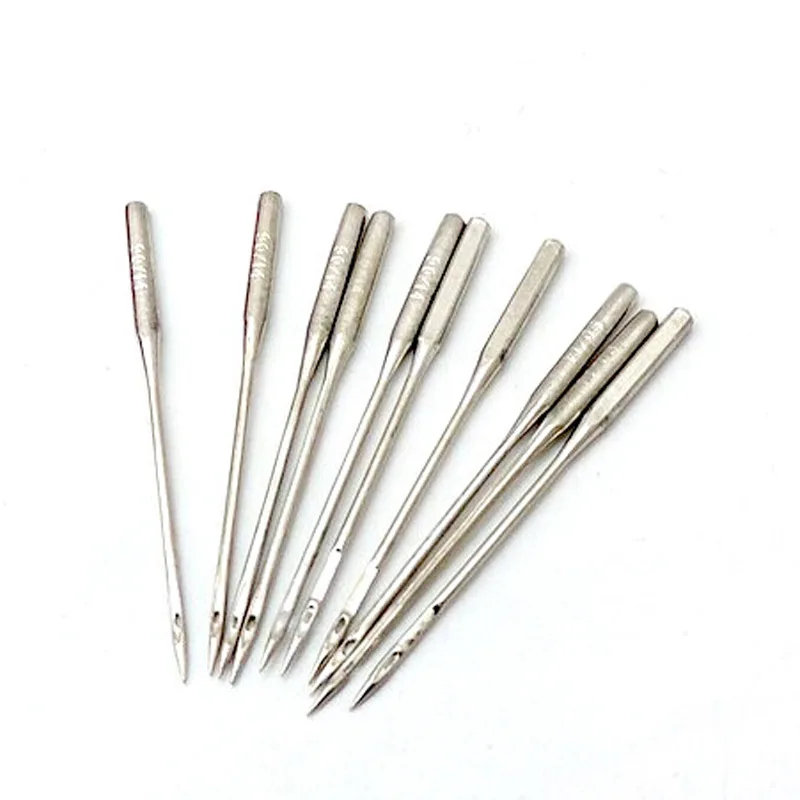 10 Agujas de Coser para Máquina de Coser Doméstica 65/9 90/14 100/16 110/18 120/20 para Singer Brother