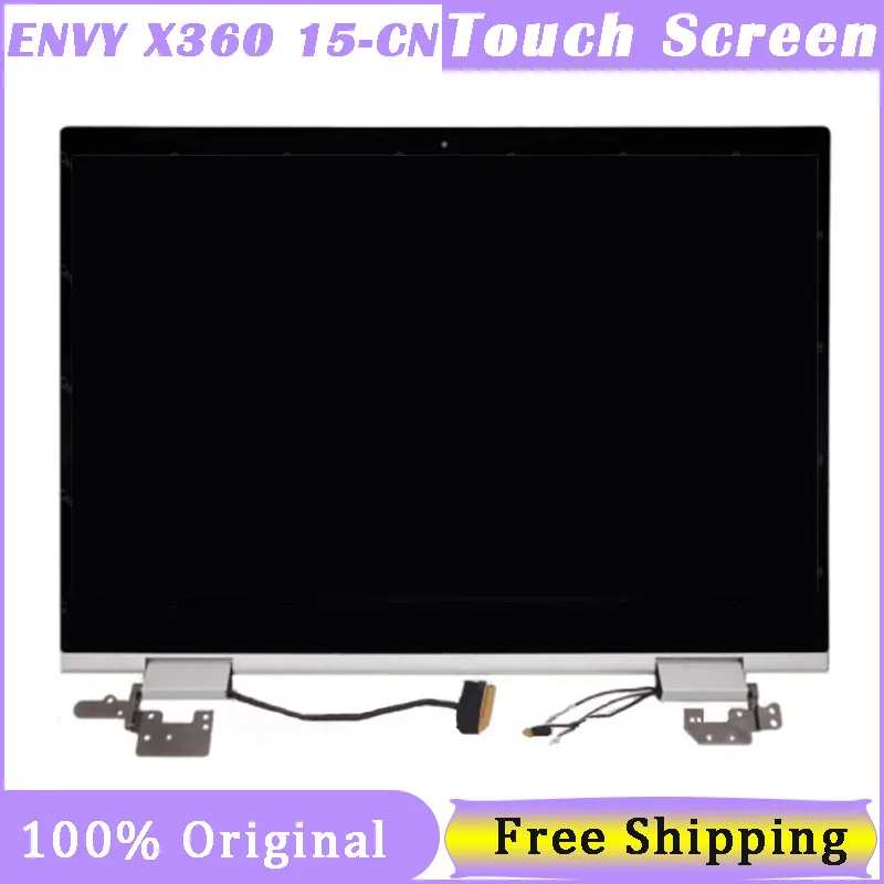 15.6นิ้ว Touch Screen สำหรับ HP Envy X360 15-cn 15-cn0006tx TPN-W134 L20117-001 L20114-001 Digitizer Complete Assembly FHD UHD