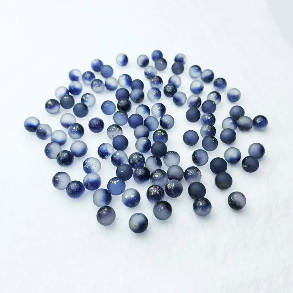 20-120Pcs Non Porous Crystal Glass Ball Dia 10mm Adhesive Glass Ball DIY Handmade Material With Uniform Color Distribution