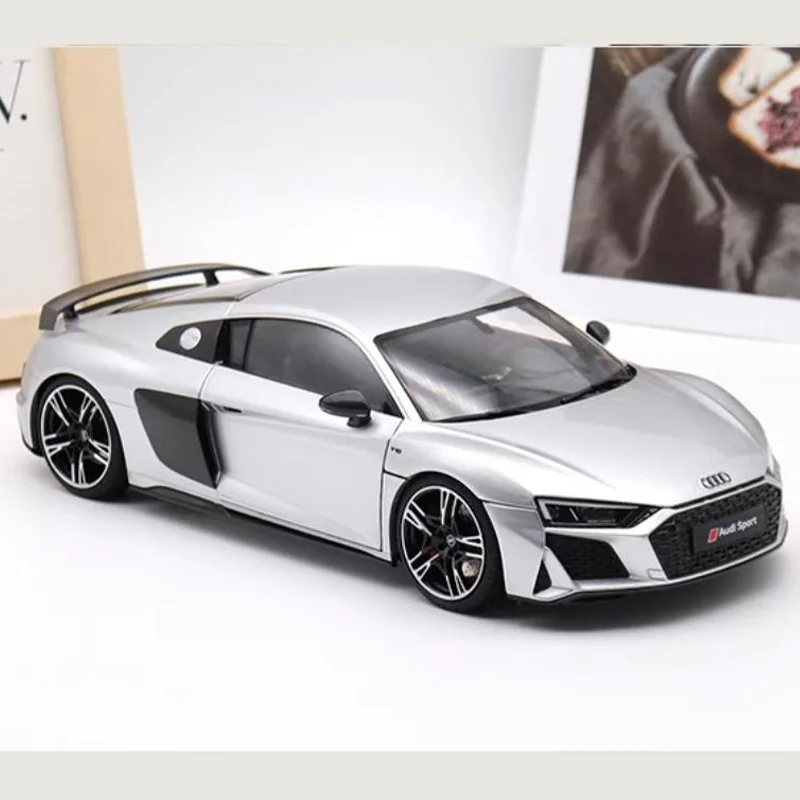 1:18 R8 Coupe Sports Car Simulation Alloy Full-open Car Model Show Display Collection Gift Toy Souvenir Ornament Decoration