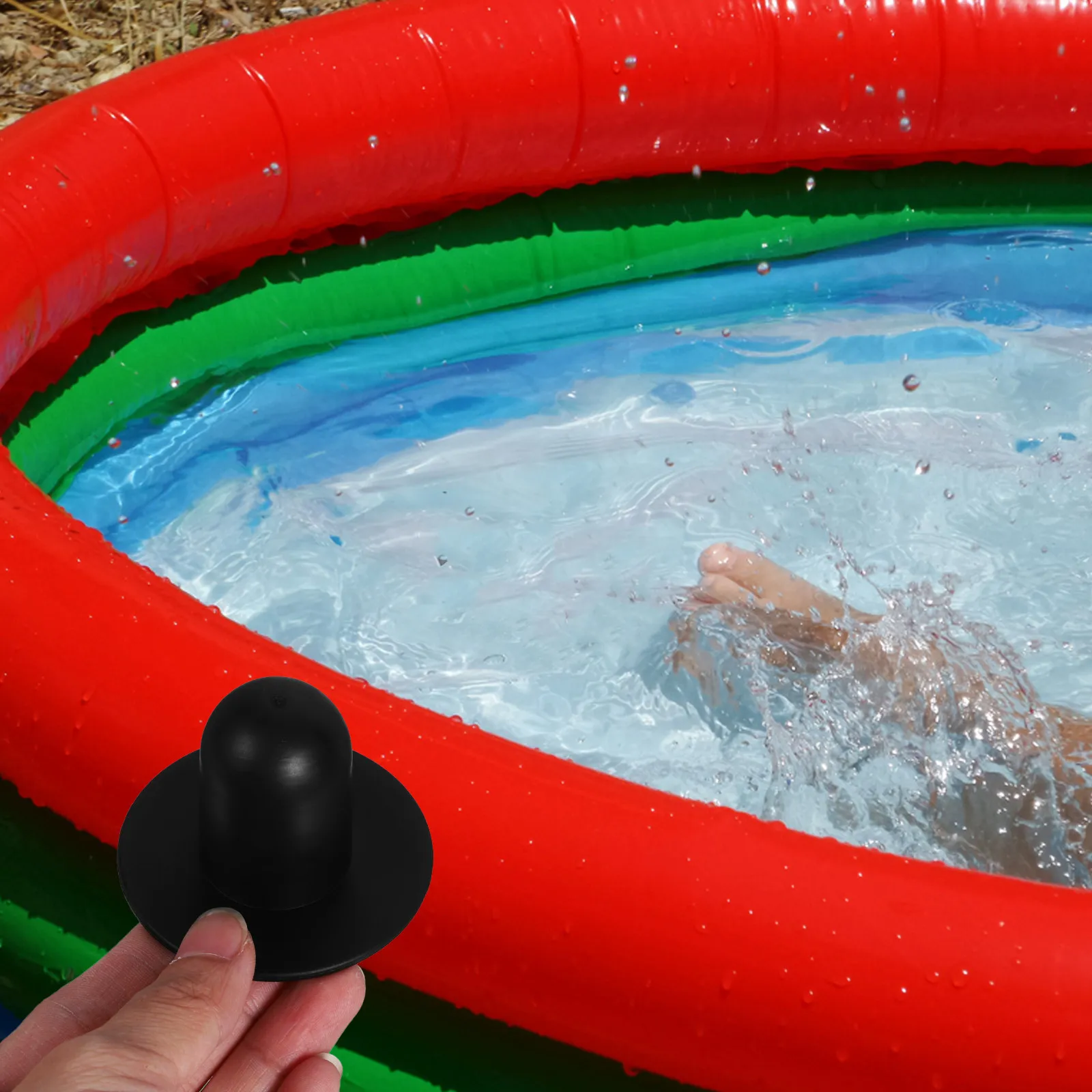 

Комплект из 4 заглушек для бассейна, ПВХ-заглушки для отверстий фильтрующего насоса, легко устанавливаемые, для наружных и внутренних бассейнов, замена заглушки-фильтра