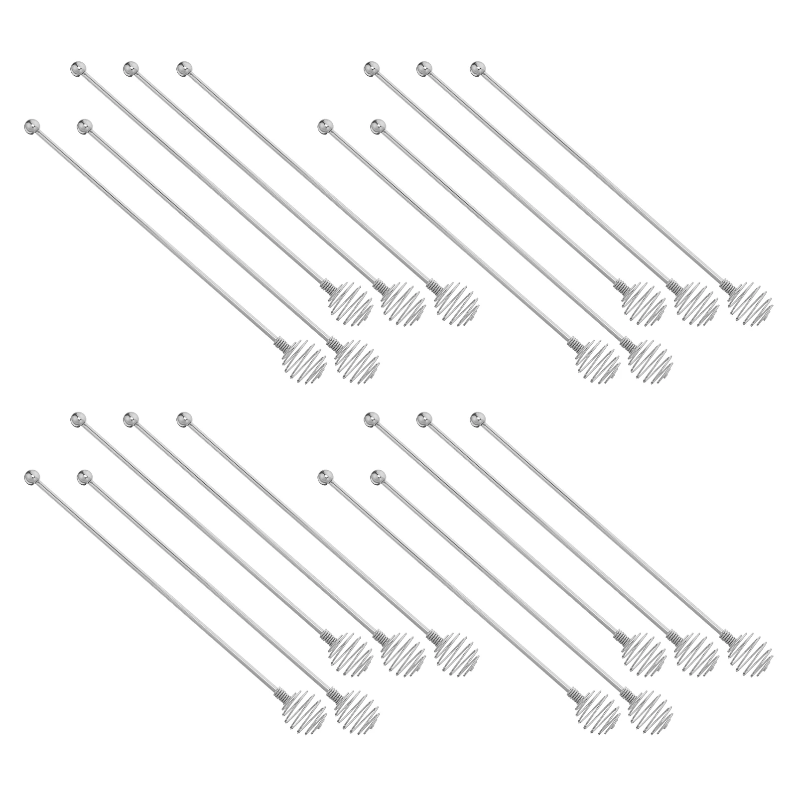 

20pcs Honey Shaped Stainless Steel Stirrers Hollow Design For Coffee Cocktail Mixing Reusable Drink Tools Bar Kitchen Use