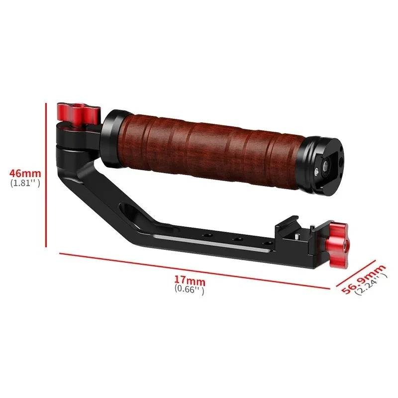 

Adjustable Sling Handgrip Gimbal Handle Quick Release Knob Rail Clamp for DJI RS4 Pro RS3 Mini RS2 RSC2 Camera Stabilizer Grip