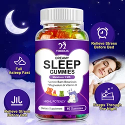 5Mg Melatonin Gummies Help Deep Sleep Improve Insomnia Anxiety Stress Relief  Improve Immunity Health Biological Clock