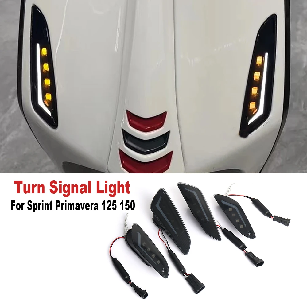 

For Vespa Sprint Primavera 150 Sprint 150 Primavera150 Motorcycle accessories Front Rear Turn Indicator Signal LED Lights