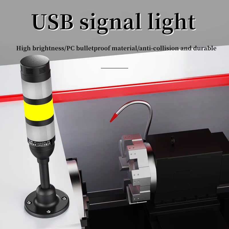 USB Signal Light 232 Serial Port Tricolor Multi-layer Alarm Light 485 Communication Light Modbus Rtu Tcp Protocol Warning Lamp